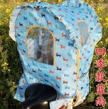 座椅雨棚后置宝宝电动车可折叠后座椅加棉遮阳雨篷包邮自行车儿童