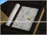 M10 真丝传统织锦 青花瓷丝绸笔记本鼠标垫中国民俗特色文化礼物