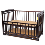 实木婴儿床多功能宝宝床儿童床无漆护栏小床摇床推床婴儿摇篮床