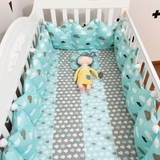 独家定制ins 宜家北欧星星 床围婴儿被套床单婴幼儿床品全棉套件