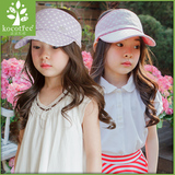 韩国儿童帽子夏女童宝宝空顶帽小孩遮阳帽2-4-8岁包邮潮女童夏帽