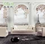 大型3D壁画壁纸 拓展空间客厅卧室墙纸沙发电视背景墙壁画欧式3D