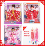 芭比娃娃古装衣服套装大礼盒中国新娘公主仙子玩具12关节体包邮