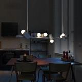新款餐厅灯现代个性简约房间吧台卧室创意电线杆小鸟单头吊灯冲钻