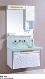 组合PVC浴室柜洗面盆特价卫浴柜洗漱带龙头镜前灯洗手台5002