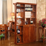 实木间厅柜 中式家具 特价时尚酒柜 储物柜