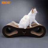 田田猫 创意大型瓦楞纸猫抓板猫玩具猫抓床猫家具磨爪猫用品包邮
