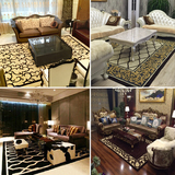 欧美式风格现代地毯 防潮水洗茶几客厅椅子卧室满铺沙发床边加厚