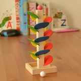 木质拼插滚珠积木拼图桌面游戏儿童益智玩具二合一宝宝1-3岁礼物