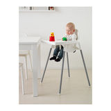 IKEA 宜家宁波代购 安迪洛 高脚椅子带安全带 儿童餐椅宝宝餐椅
