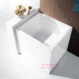 高端深泡小户型日式深泡带坐凳无缝对接小浴缸小浴盆880*780*780
