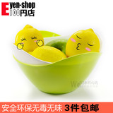 日本进口 sanada水果沥水盆 塑料创意水果盘 花形洗菜盆 水果篮