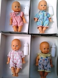 外贸GENT DREAM古董收藏老娃娃仿真婴儿眨眼过家家喂食洗澡娃娃