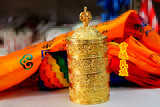 藏传密宗法器合金米盒 佛教用品四层米壶 做工精美 结缘价