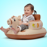 便携鑫佳宝音乐婴儿充气座椅宝宝学坐椅便携式儿童餐椅洗澡浴凳
