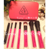 【现货】韩国3CE Stylenanda化妆刷套装彩妆套装工具刷 包邮