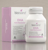 现货 澳洲直邮代购bio island 孕妇孕期备孕专用DHA 60粒补脑补眼