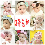 3件包邮 韩版女婴儿童发带头饰 假发饰品发饰 宝宝发夹拍照发箍8