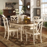 美式实木餐桌椅组合饭桌子6人椭圆形客厅小户型复古餐台法式家具