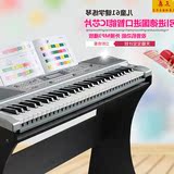 热卖三森61键儿童教学力度电子琴钢琴USB播放多功能益智幼儿