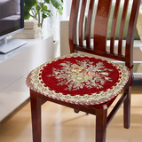 欧式雪尼尔餐椅垫加厚红木椅子坐垫餐桌椅垫凳子座垫 4个起包邮