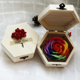 香薰去异味香味送女生老婆情人创意生日礼物19朵双色玫瑰香皂花