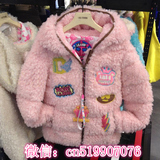 正品代购冬装女学生lalabobo保暖羊毛绒棉熊羽绒棉服L71C-WWYF67