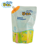 u-za韩国进口宝宝洗衣液补充装1L抗菌婴儿专用天然儿童洗衣液袋装