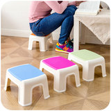 居家家 儿童凳子宝宝小方凳板凳 浴室加厚防滑塑料矮凳洗衣洗脚凳