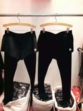 【NYLON PINK】16新款韩国代购进口正品女纯色假两件运动瑜伽裤