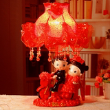 卧室床头灯 婚庆台灯红色婚房 喜庆用品浪漫结婚礼物创意礼品包邮