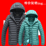 2015冬季棉衣男女修身轻薄保暖棉服韩版连帽青年情侣羽绒大码外套