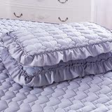 垫纯色床罩席梦思防滑保护套1米8特价纯棉床笠单件加厚夹棉床护