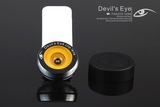 Devil'seye180°鱼眼镜头0.4X超广角镜头苹果三星手机自拍镜头