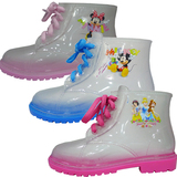 包邮正品迪士尼儿童雨鞋透明水鞋 宝宝男童雨靴女童雨鞋时尚雨靴