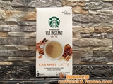 美国代购美版星巴克Starbucks via速溶免煮咖啡 焦糖拿铁32g 单条