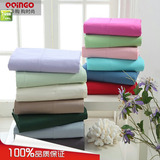 纯棉床单加厚单件 纯红绿蓝紫灰米粉色单被1m 2米床加大全棉被单
