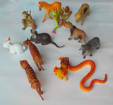 十二生肖动物塑胶 静态组合认识动物 儿童益智早教仿真模型玩具