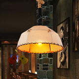 欧式吊灯吧台灯复古咖啡厅酒吧宜家LOFT餐厅创意个性手工麻绳美式