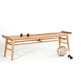 新中式现代简约实木家具 老榆木新款禅意玄关翘头供桌条案床尾凳