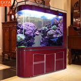 卡亚大鱼缸水族箱中型超白鱼缸玻璃锦鲤金鱼缸屏风客厅子弹头鱼缸