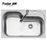 Foster意大利进口厨房单槽水槽Tornado系列台上厨房水盆 1579460