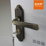 德国EKF欧式青古铜门锁 卧室室内机械门锁 仿古田园美式地中海