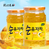 韩国进口国际蜂蜜柚子茶560g 柚子水果味茶水果茶含果肉冲调饮品