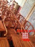 纯实木古典坐垫仿古中式红黄花梨色现代椅休闲椅圈椅围椅坐椅产地