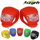MZYHR自行车灯青蛙灯警示灯硅胶尾灯LED硅胶青蛙夜骑自行车装备
