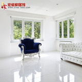 特色瓷砖地砖客厅600X800纯白全抛釉抛釉砖抛釉白防滑宏瓷地板砖