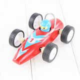 木制无轨道滑车小滑翔车赛车儿童汽车赛车男孩玩具礼物1-2-3-4岁
