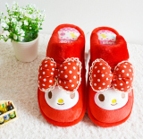 最新款Hello Kitty秋冬季女居家韩版棉拖鞋 可爱防滑保暖棉拖鞋女