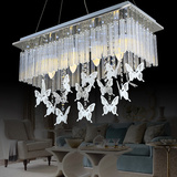 欧式长方形水晶灯餐厅灯吊灯创意led吸顶灯客厅卧室现代简约灯具